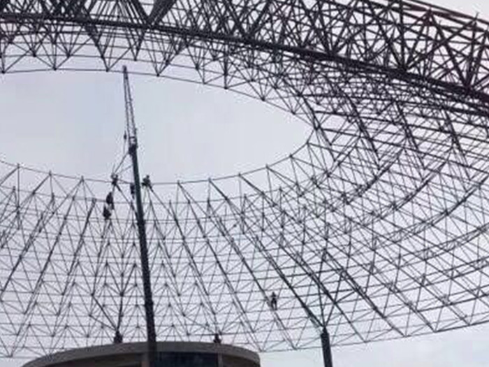 晋中篮球馆球形网架厂家价格